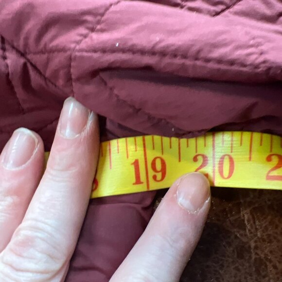 Duluth Trading  Agiloft Womens Bran Coat Quilted  Bomer Jacket S Red/Maroon - Picture 4 of 7